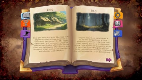 Das Storybuch von Obby: Kitty kann in ihren Träumen andere Welten bereisen.